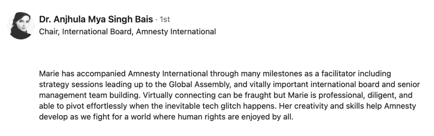 Review by Dr Anjhula Bais